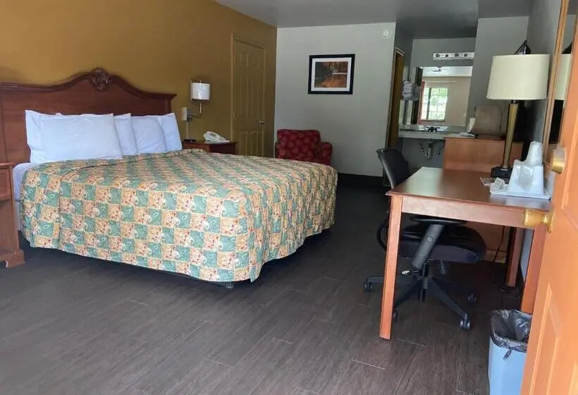 キングサイズベッドのデラックスルーム, Redbud Inn