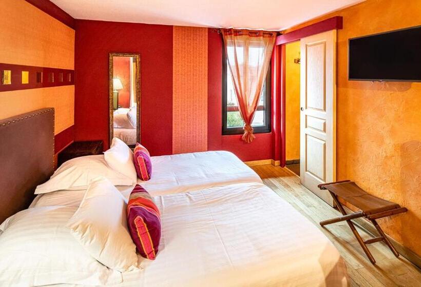 스탠다드 싱글 룸, Hôtel Restaurant Le Résinier