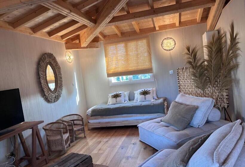 침실 1개 디럭스 아파트, Hôtel Restaurant Le Résinier