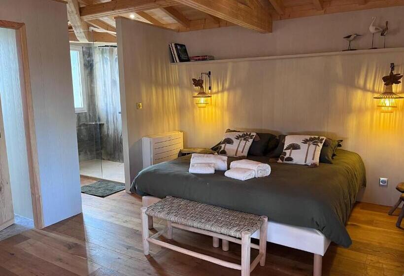 침실 1개 디럭스 아파트, Hôtel Restaurant Le Résinier