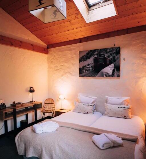 غرفة قياسية ثلاثية مزودة بشرفة, Chalet Hôtel Gai Soleil