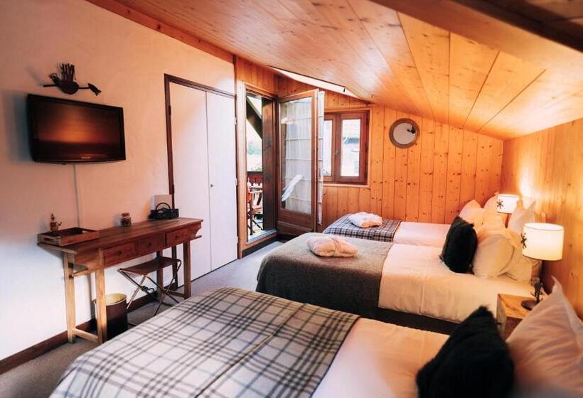 اتاق استاندارد سه نفره, Chalet Hôtel Gai Soleil