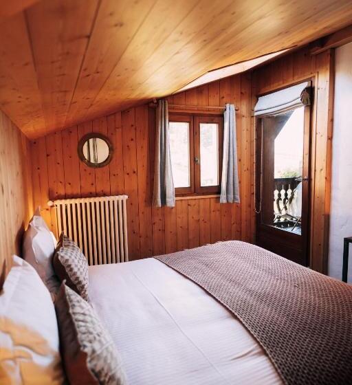 اتاق استاندارد با بالکن, Chalet Hôtel Gai Soleil