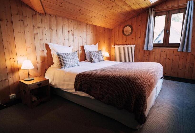 غرفة قياسية مزوَّدة بشُرفة, Chalet Hôtel Gai Soleil