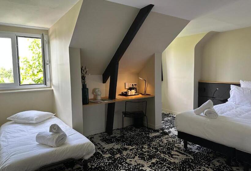 豪华房间, Logis Hôtel & Restaurant Le Vert Bocage