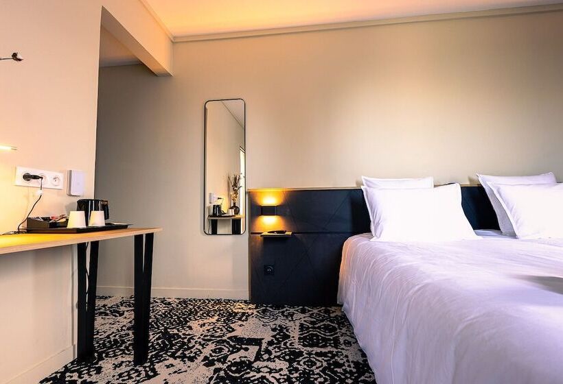 디럭스 룸, Logis Hôtel & Restaurant Le Vert Bocage