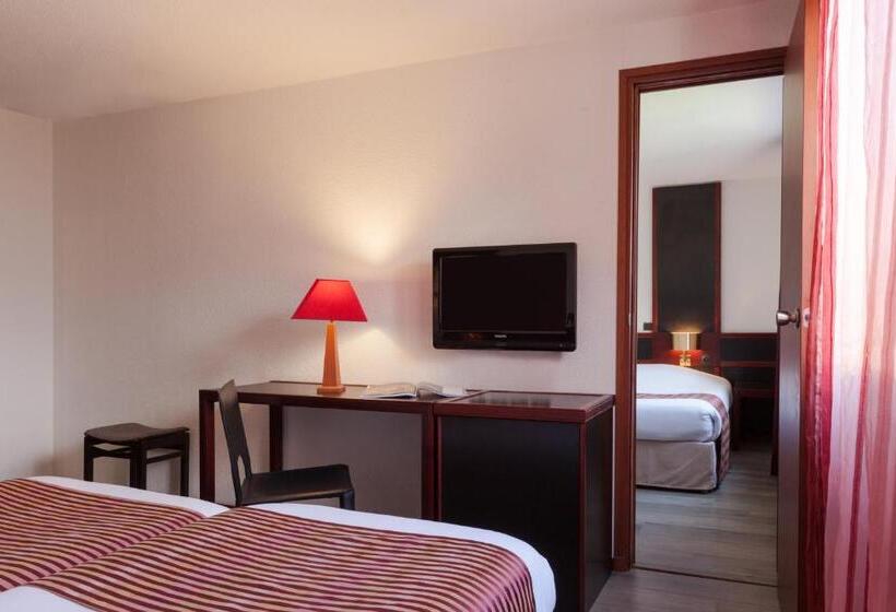 スタンダードコネクティングルーム, The Originals City, Hôtel Castel Burgond, Dijon Ouest