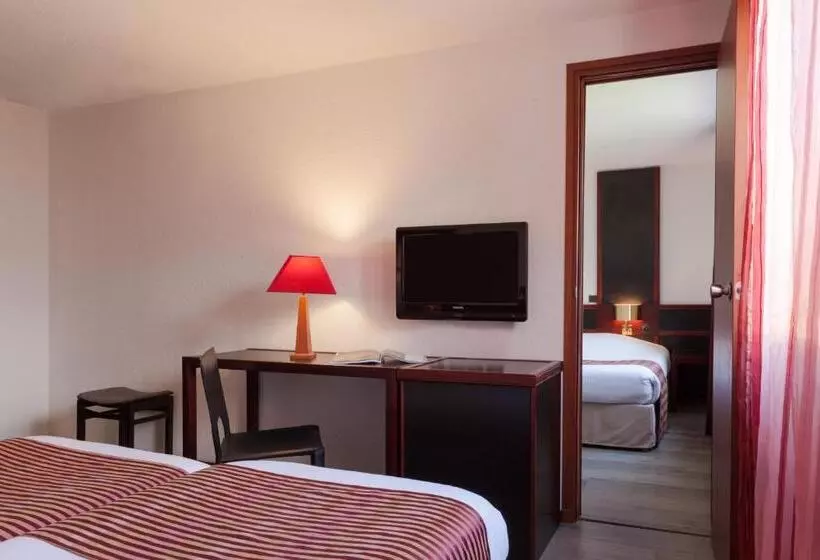 スタンダードコネクティングルーム, The Originals City, Hôtel Castel Burgond, Dijon Ouest