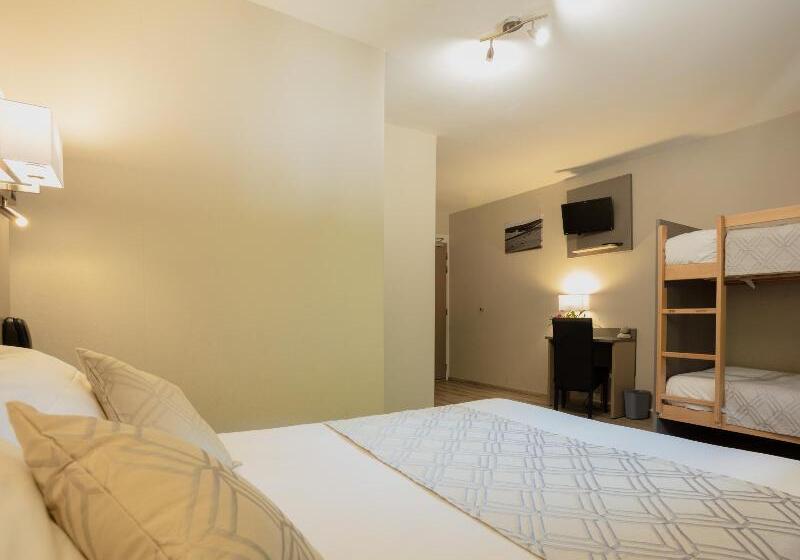 Четырехместный Номер Стандарт, Logis Hotel Restaurant Family & Spa