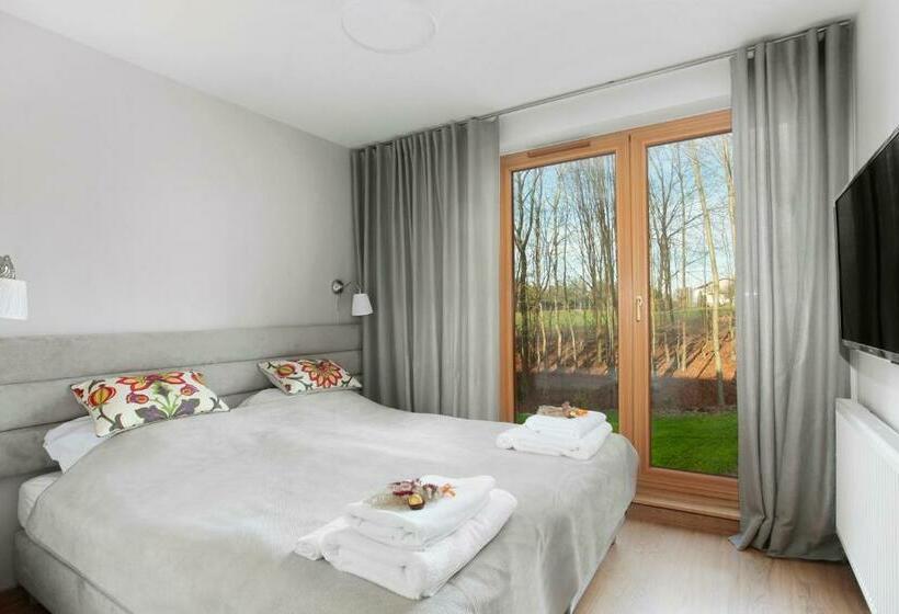 إستوديو قياسى سرير كينج, Kashubian Lodge & Spa