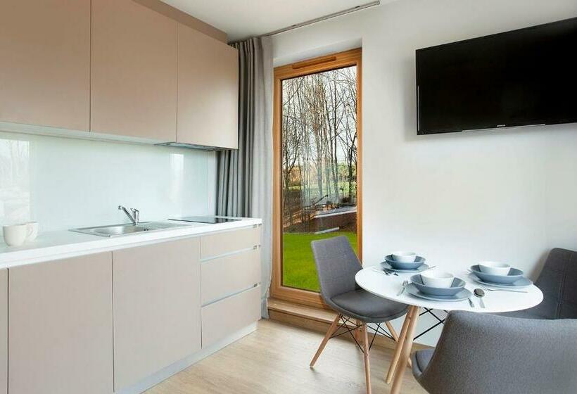 إستوديو قياسى سرير كينج, Kashubian Lodge & Spa