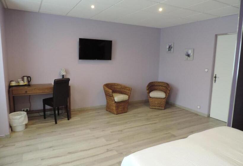 キングサイズベッドのスーペリアルーム, Hôtel Lac Et Forêt