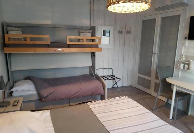 家庭房带园景, Villa Cordouan