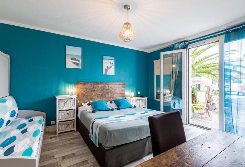 家庭房带园景, Villa Cordouan