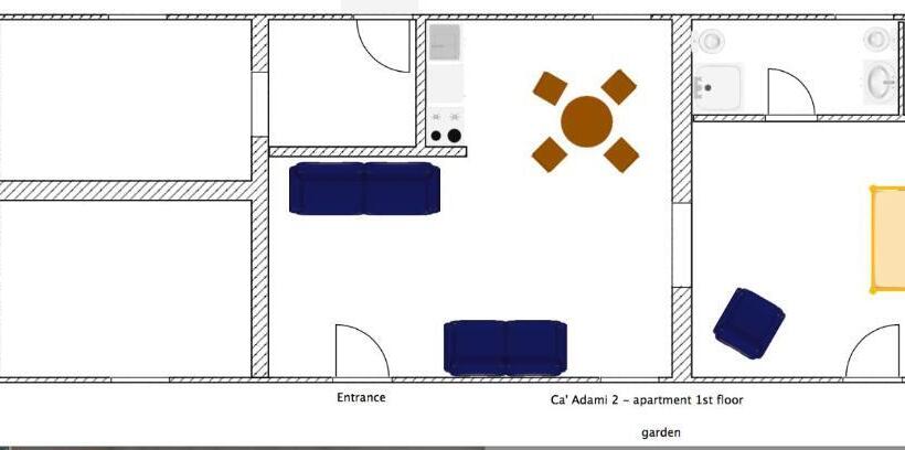 آپارتمان 1 خوابه, Ca  Adami