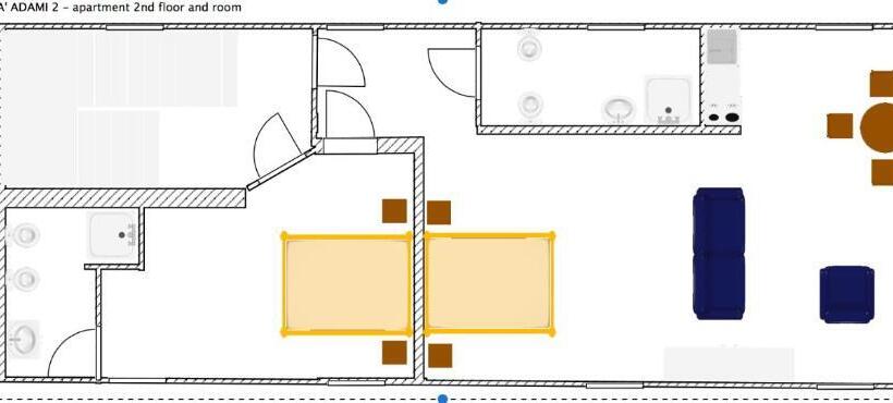 آپارتمان 2 خوابه, Ca  Adami