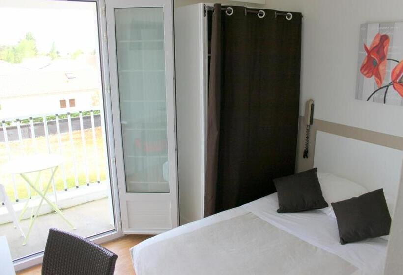 带阳台的标准单人间, Les Cols Verts