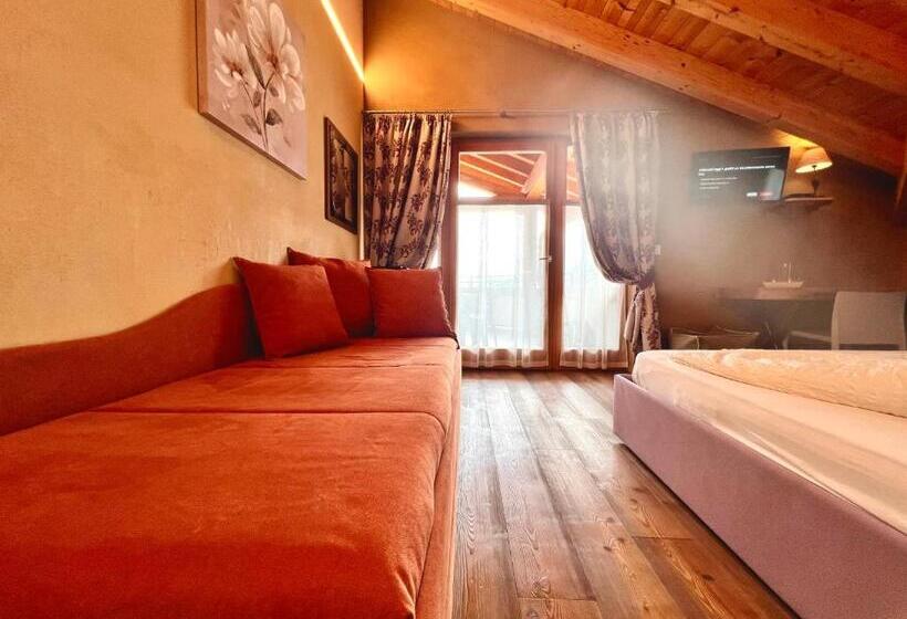 غرفة ديلوكس مزودة بشرفة, B&b Dalla Fattoria Della Patty