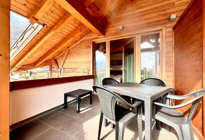 غرفة ديلوكس مزودة بشرفة, B&b Dalla Fattoria Della Patty