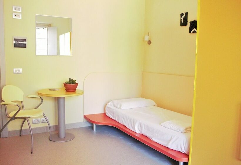 バスルーム共同エコノミー4人部屋, Ostello La Miniera