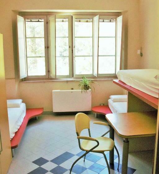 Четырехместный номер эконом класса с общей ванной комнатой, Ostello La Miniera