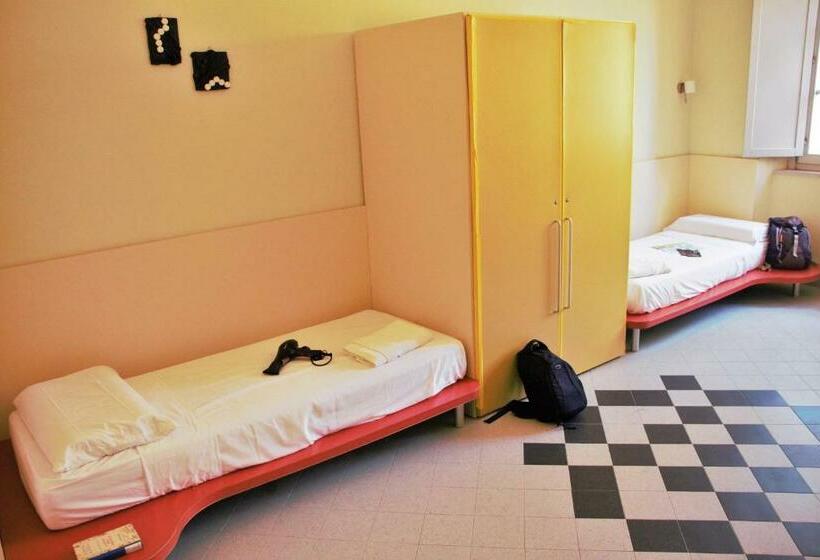 バスルーム共同エコノミー4人部屋, Ostello La Miniera