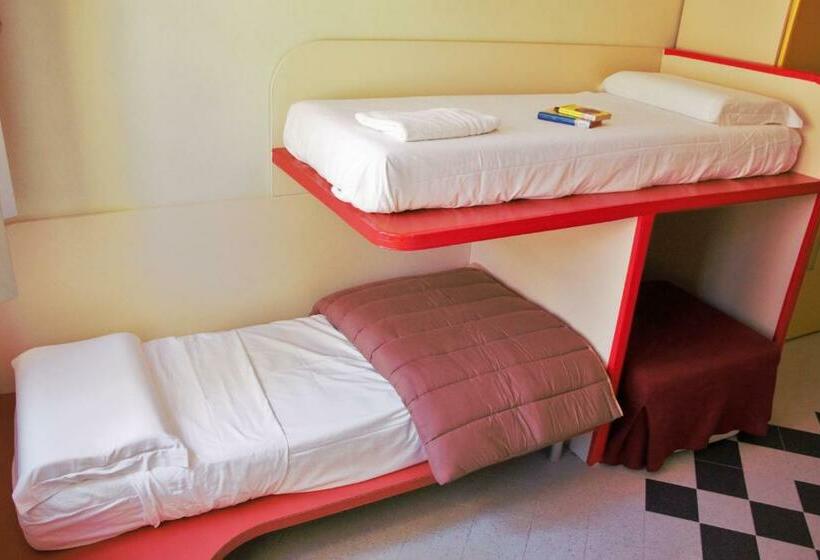 经济四人间 - 带共用浴室, Ostello La Miniera