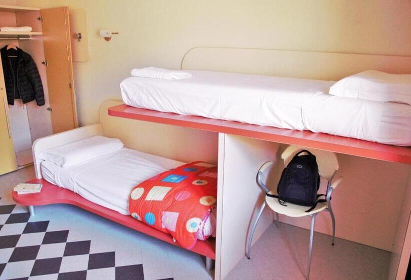 バスルーム共同エコノミー4人部屋, Ostello La Miniera