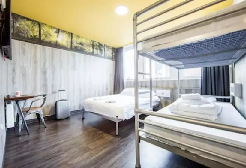 اتاق استاندارد چهار تخته, Euro Hostel Glasgow