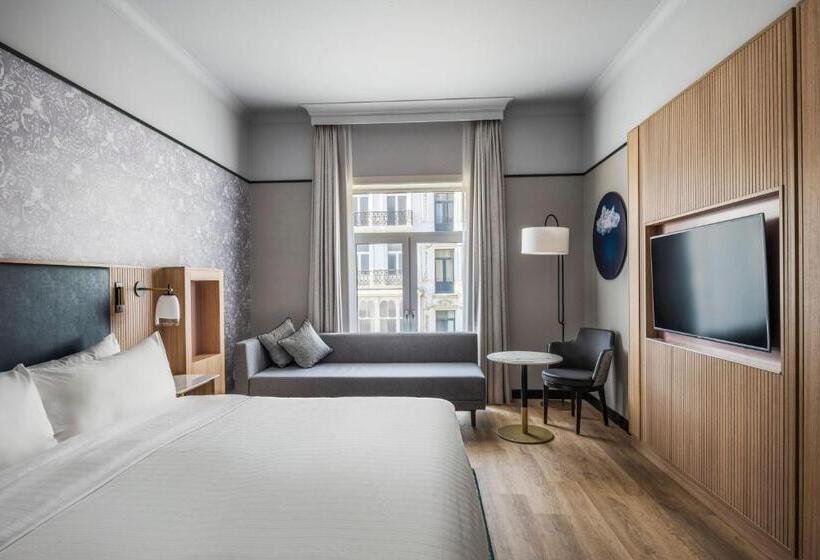 Deluxe Kamer met Kingsize Bed, Brussels Marriott Hotel Grand Place