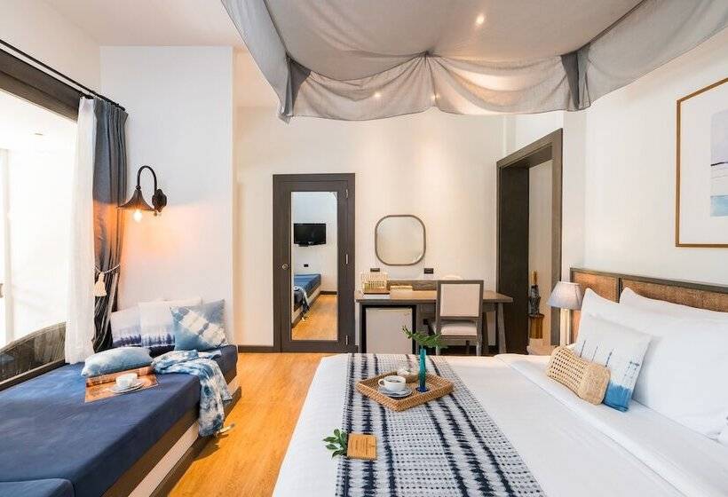 غرفة ديلوكس مزودة بتراس, Nh Collection Samui Peace Resort