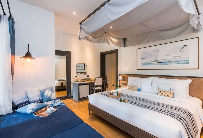 غرفة ديلوكس مزودة بتراس, Nh Collection Samui Peace Resort