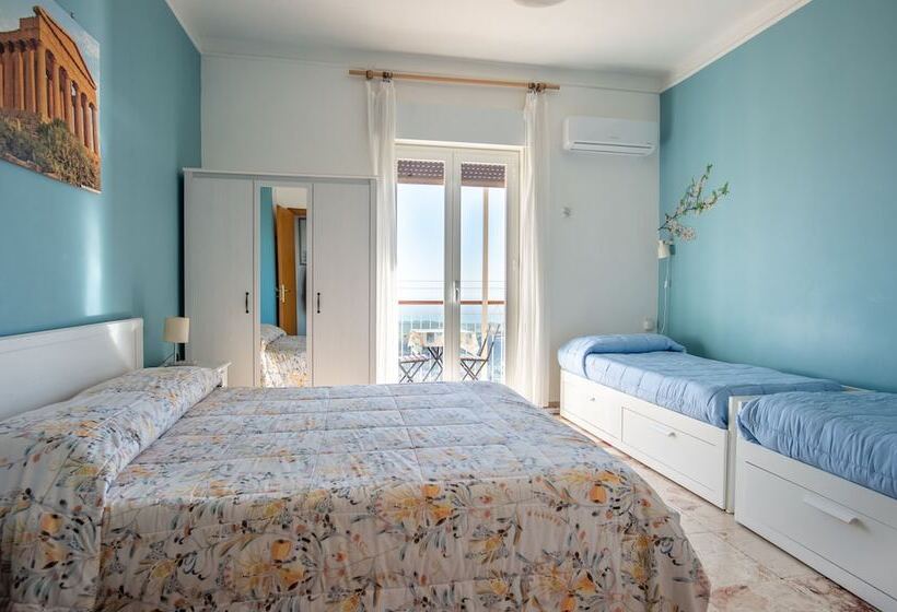Четырехместный Номер Стандарт Вид на Море, B&b Miravalle Agrigento