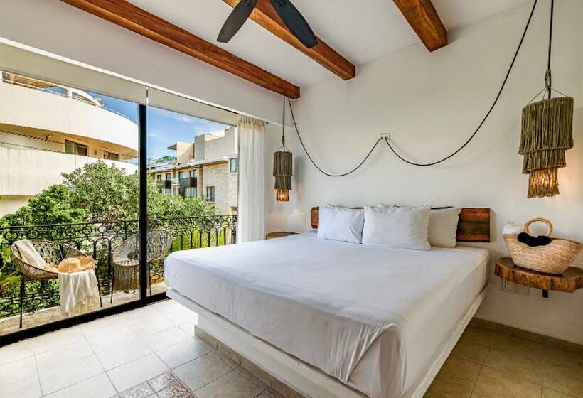 Habitació Deluxe Llit King amb Vistes, Banana Boutique & Spa   5th Av Playa Del Carmen