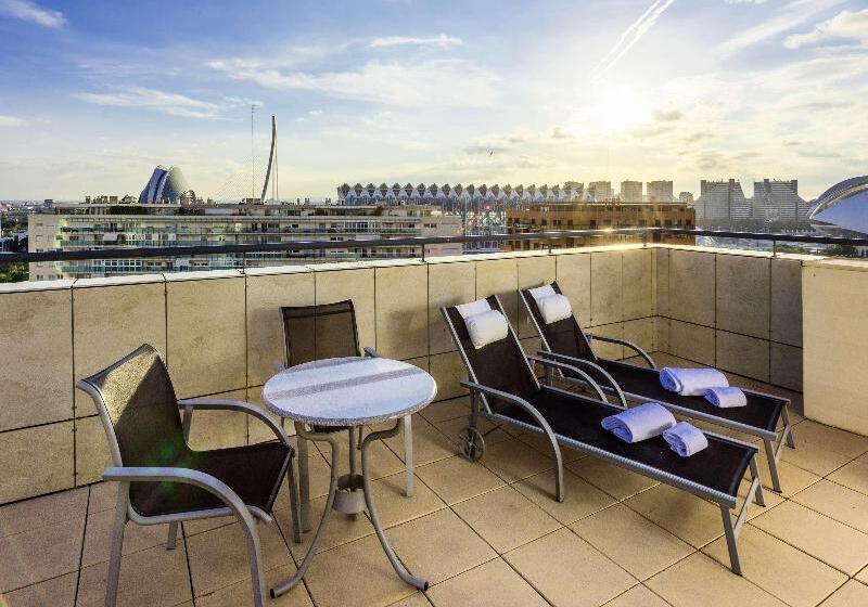 غرفة قياسية مزوَّدة بتراس, Valencia Oceanic Affiliated By Meliá