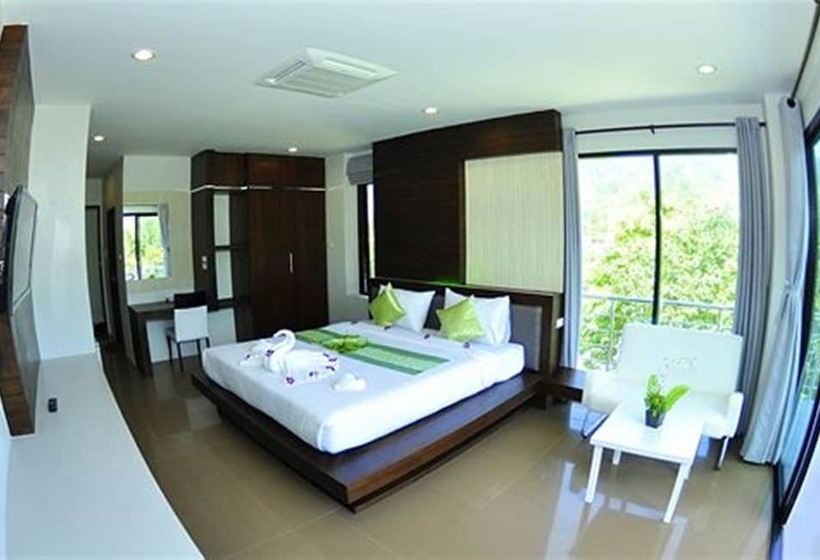 디럭스 룸 측면 바다 전망, Ton Sai Tropical Phi Phi Island