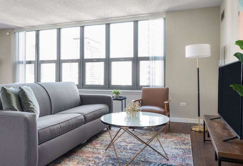 Apartamento Clássico 1 Quarto, Kasa Magnificent Mile Chicago