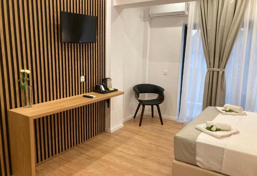 غرفة ديلوكس ذات إطلالة جانبية على البحر, Ampoulos Rooms & Apartments