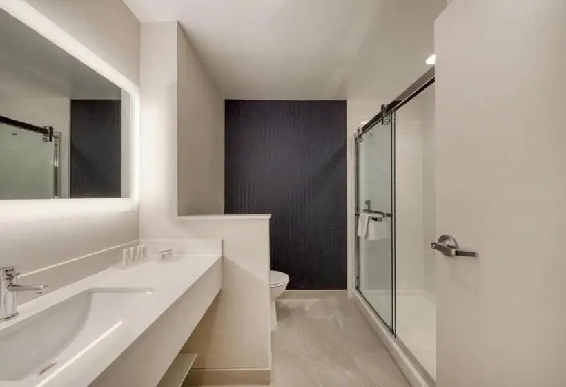 キングサイズベッドのスイートルーム, Fairfield Inn & Suites By Marriott Charlotte Belmont