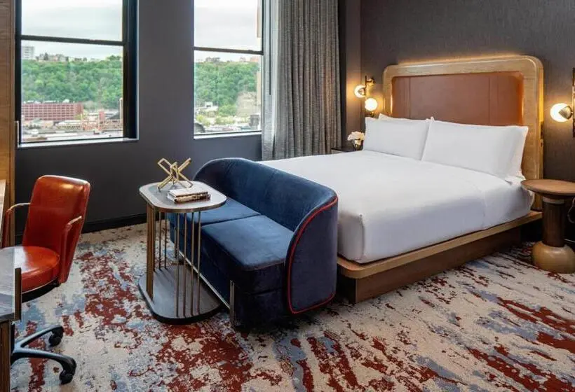 Standard-huone King-vuode, The Industrialist Hotel, Pittsburgh, Autograph Collection
