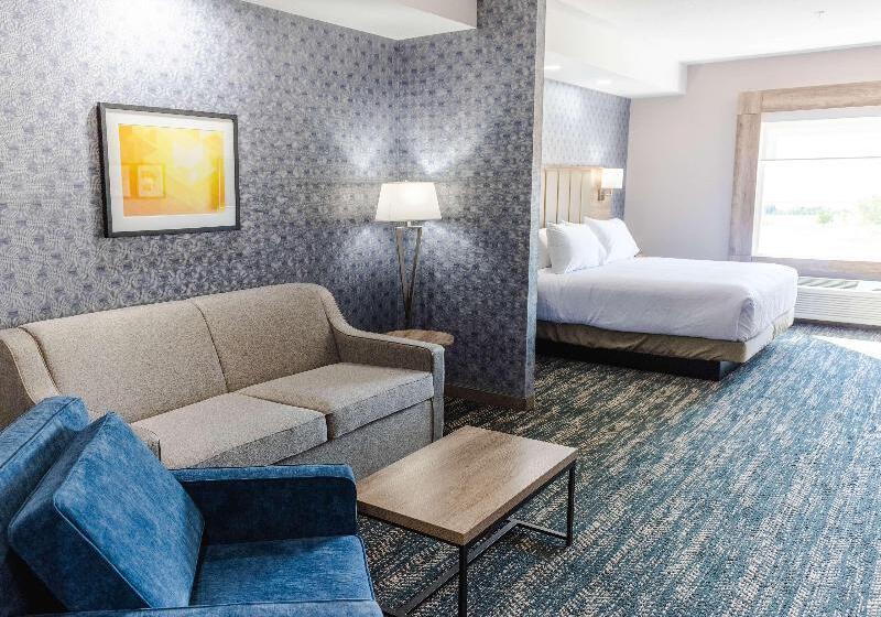 מיטת קינג בסוויטה, Best Western Premier Executive Residency Medicine Hat