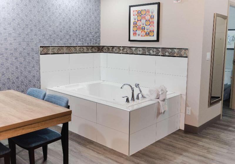 מיטת קינג בסוויטה, Best Western Premier Executive Residency Medicine Hat