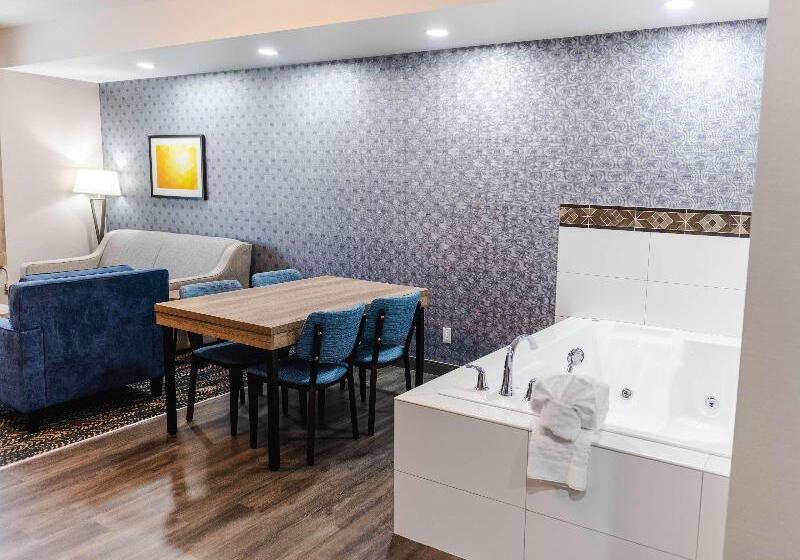 מיטת קינג בסוויטה, Best Western Premier Executive Residency Medicine Hat