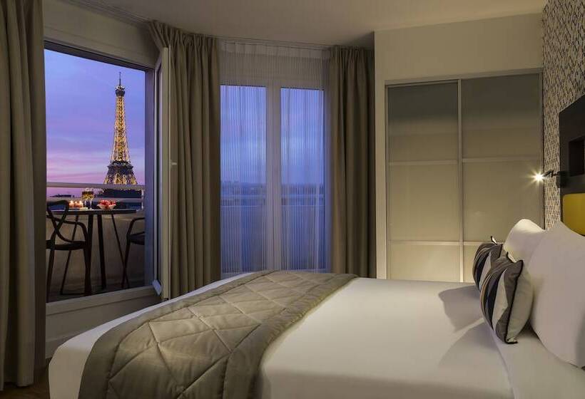 استودیو استاندارد با چشمانداز, Citadines Tour Eiffel Paris