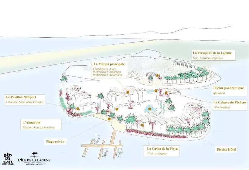 スタンダードルーム, Relais Et Chateaux Thalasso & Spa Ile De La Lagune