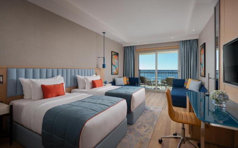 اتاق لوکس با چشم‌انداز دریا, Rixos Water World Aktau   Theme Park Free Access