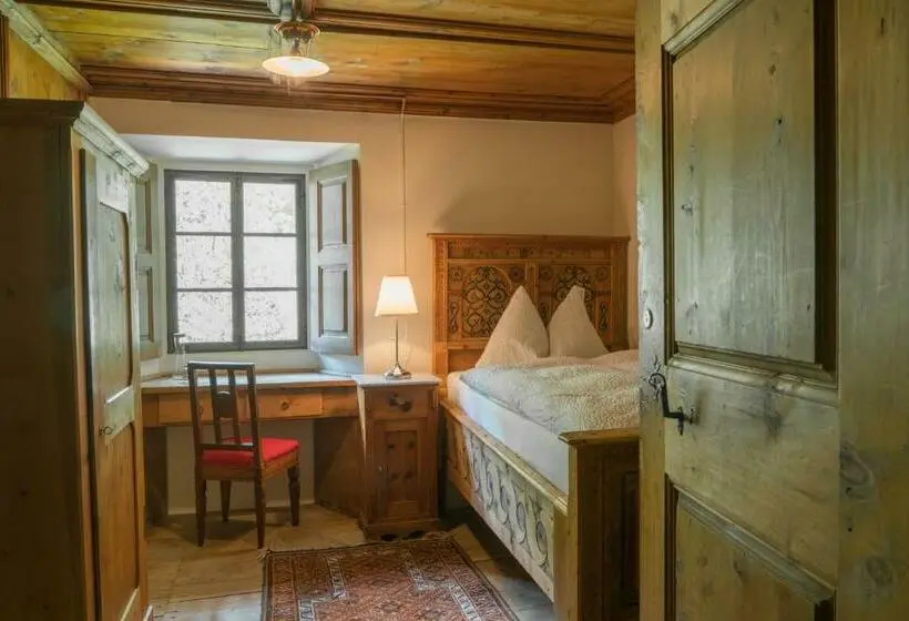 庭の見えるシングルルーム, Palazzo Salis