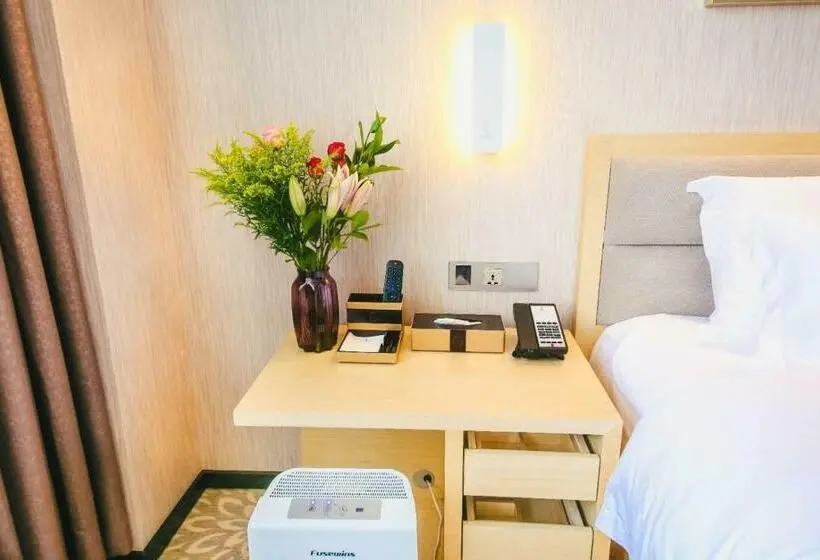 キングサイズベッドのデラックスルーム, Lavande Hotel Heyuan Zijin