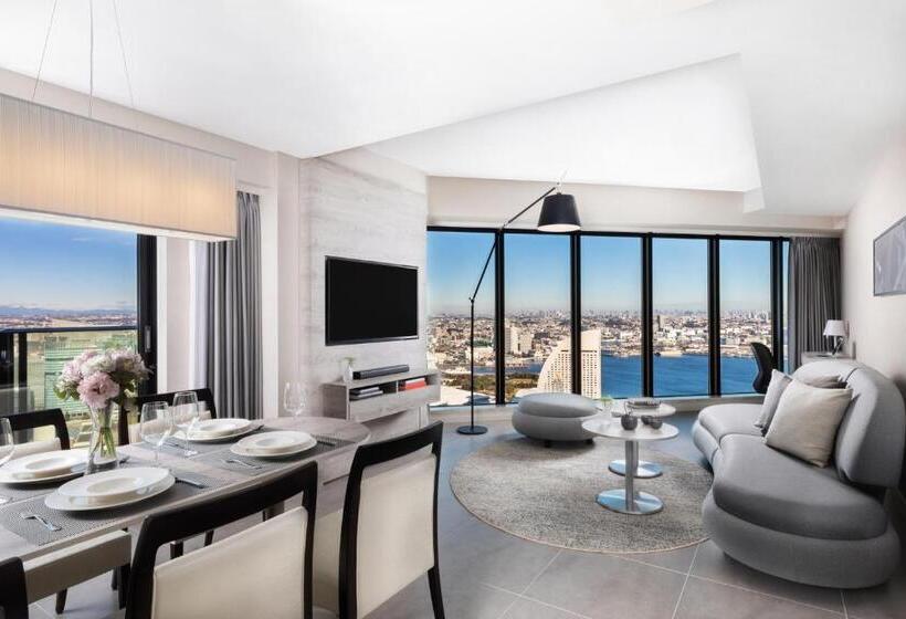 침실 2개 스위트, Oakwood Suites Yokohama