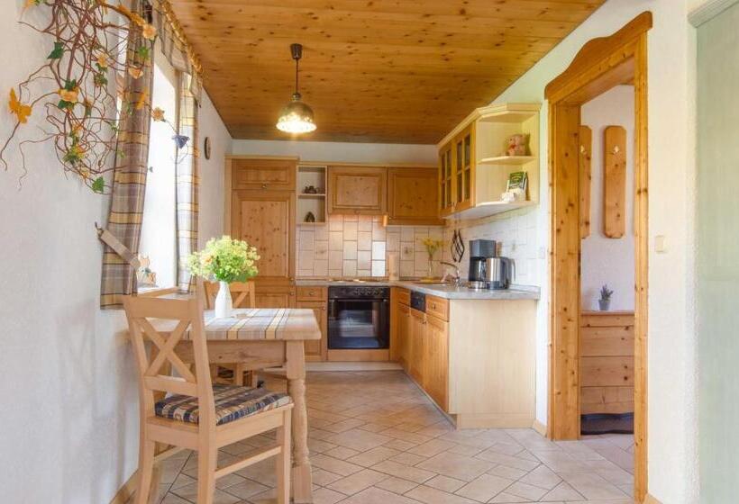 침실 1개 테라스 아파트, Heumanns Blockhaeuser Am Wald